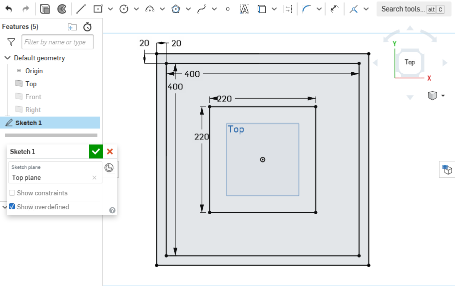 draw a few squares