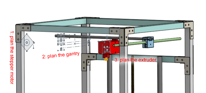 visualizing how I used sketches to find nozzle height